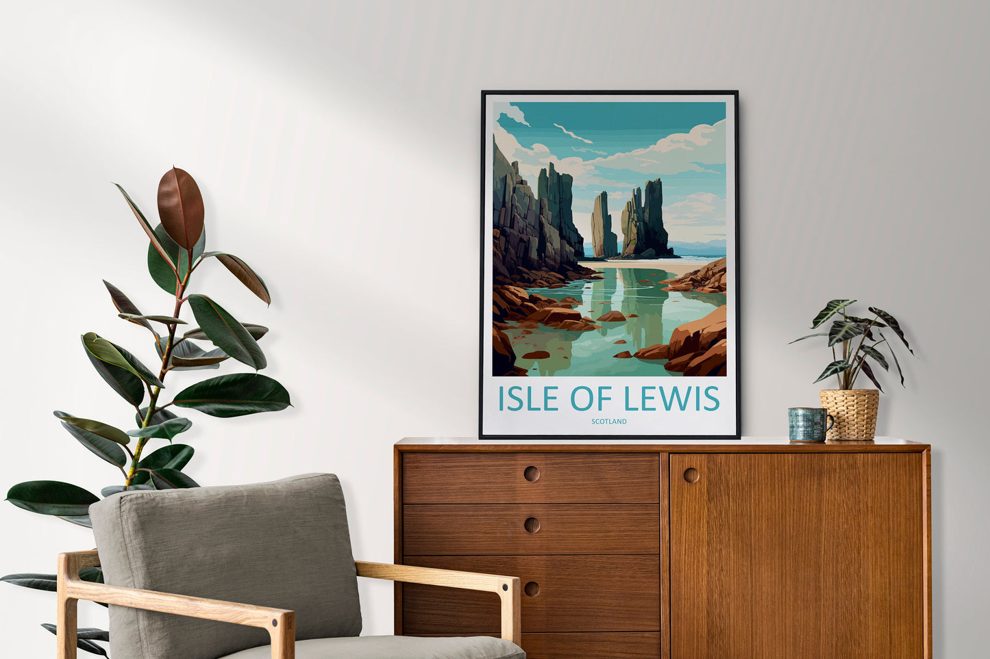 Isle Of Lewis Travel Print Wall Art Isle Of Lewis Wall Hanging Home Décor Isle Of Lewis Gift Art Lovers Scotland Art Lover Gift Isle Poster