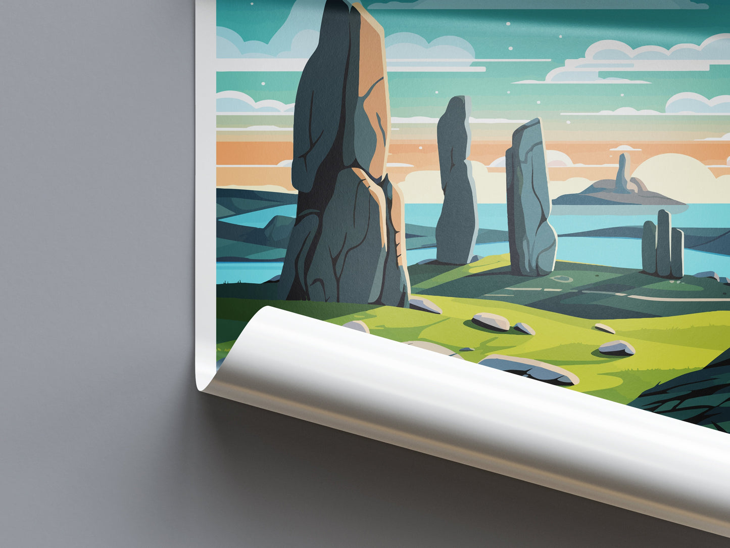 Isle Of Lewis Travel Print Wall Art Isle Of Lewis Wall Hanging Home Décor Isle Of Lewis Gift Art Lovers Scotland Art Lover Gift Isle Poster