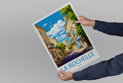 La Rochelle Travel Print Wall Art La Rochelle Wall Hanging Home Décor La Rochelle Gift Art Lovers France Art Lover Gift La Rochelle