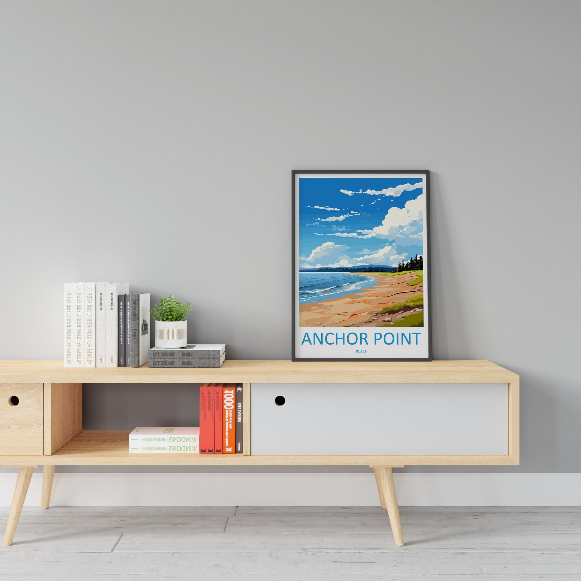 Anchor Point Beach Travel Print Wall Art Anchor Point Beach Wall Hanging Home Décor Anchor Point Beach Gift Art Lovers Alaska Art Lover
