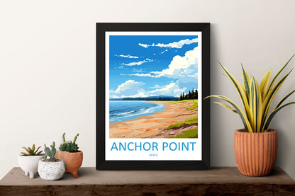 Anchor Point Beach Travel Print Wall Art Anchor Point Beach Wall Hanging Home Décor Anchor Point Beach Gift Art Lovers Alaska Art Lover