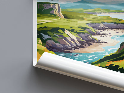 Great Orme Travel Print Wall Art Great Orme Wall Hanging Home Decor Great Orme Gift Art Lovers Wall Art Conwy Travel Art