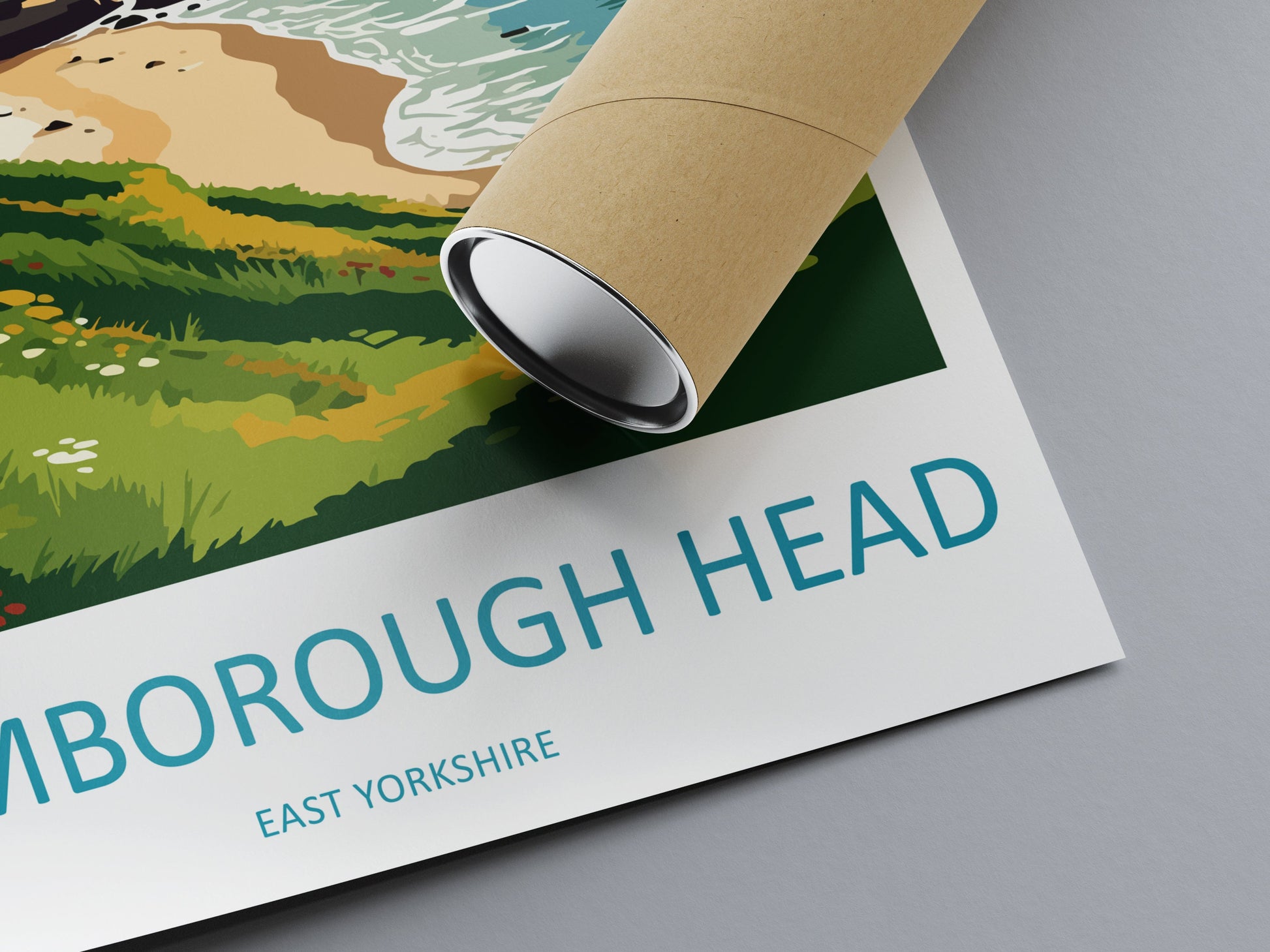 Flamborough Head Travel Print Wall Art Flamborough Head Wall Hanging Home Décor Flamborough Head Gift Art Lovers England Art Lover