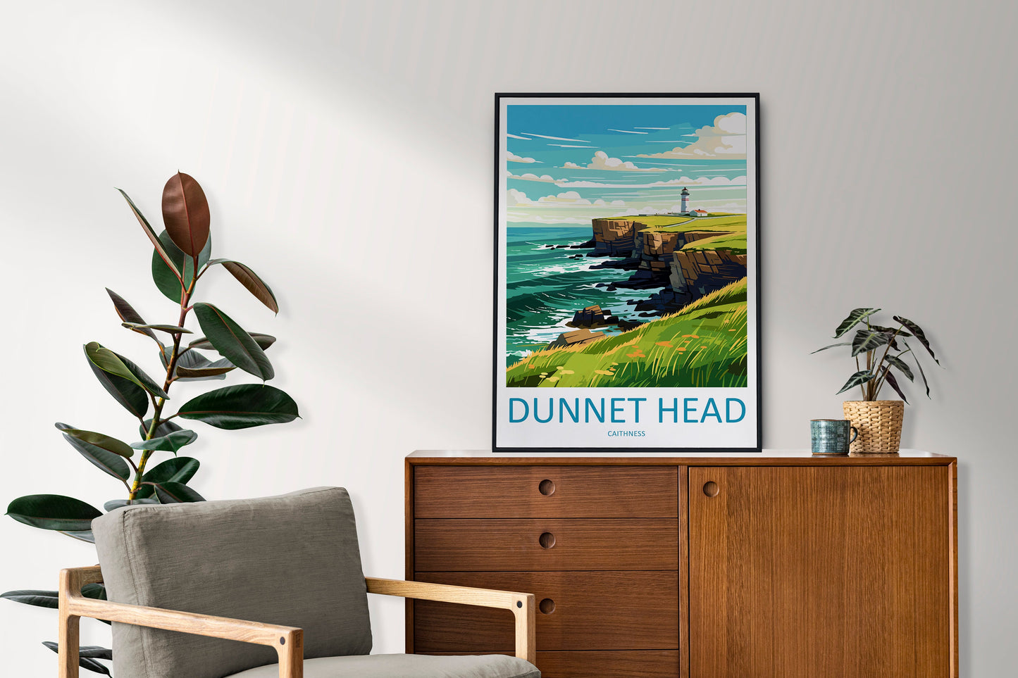Dunnet Head Print Dunnet Head Home Decor Landscape Art Print Dunnet Head Wall Art for Scotland Enthusiast Gift Wall Hanging