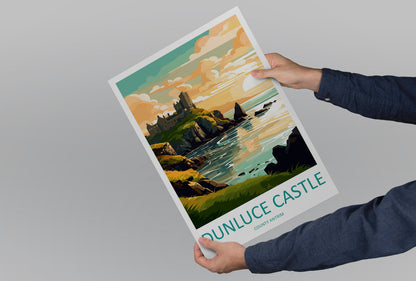 Dunluce Castle Travel Print Wall Art Dunluce Castle Wall Hanging Home Décor Dunluce Castle Gift Art Lovers Ireland Art Lover Gift Print
