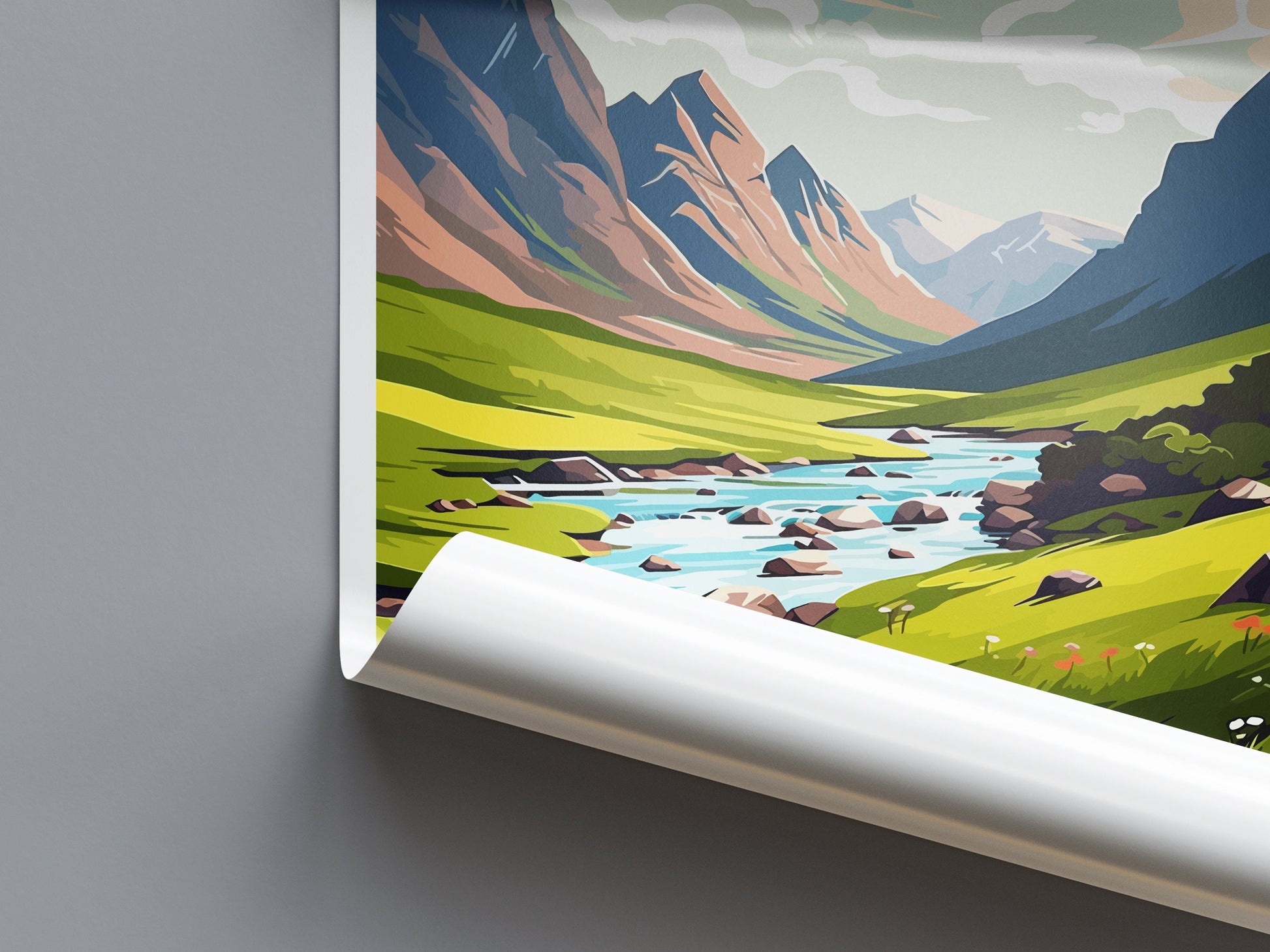 Ben Nevis Travel Print Wall Art Ben Nevis Wall Hanging Home Décor Ben Nevis Gift Art Lovers Scotland Art Lover Gift Ben Nevis Travel Artwork