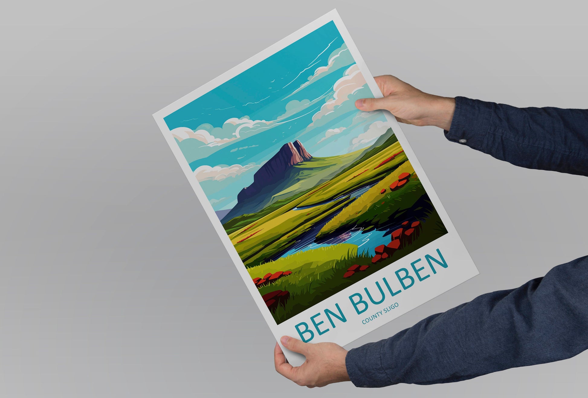 Ben Bulben Print Ben Bulben Home Décor Landscape Art Print Ben Bulben Wall Art for Ireland Enthusiast Gift Wall Hanging Art