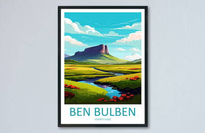 Ben Bulben Print Ben Bulben Home Décor Landscape Art Print Ben Bulben Wall Art for Ireland Enthusiast Gift Wall Hanging Art