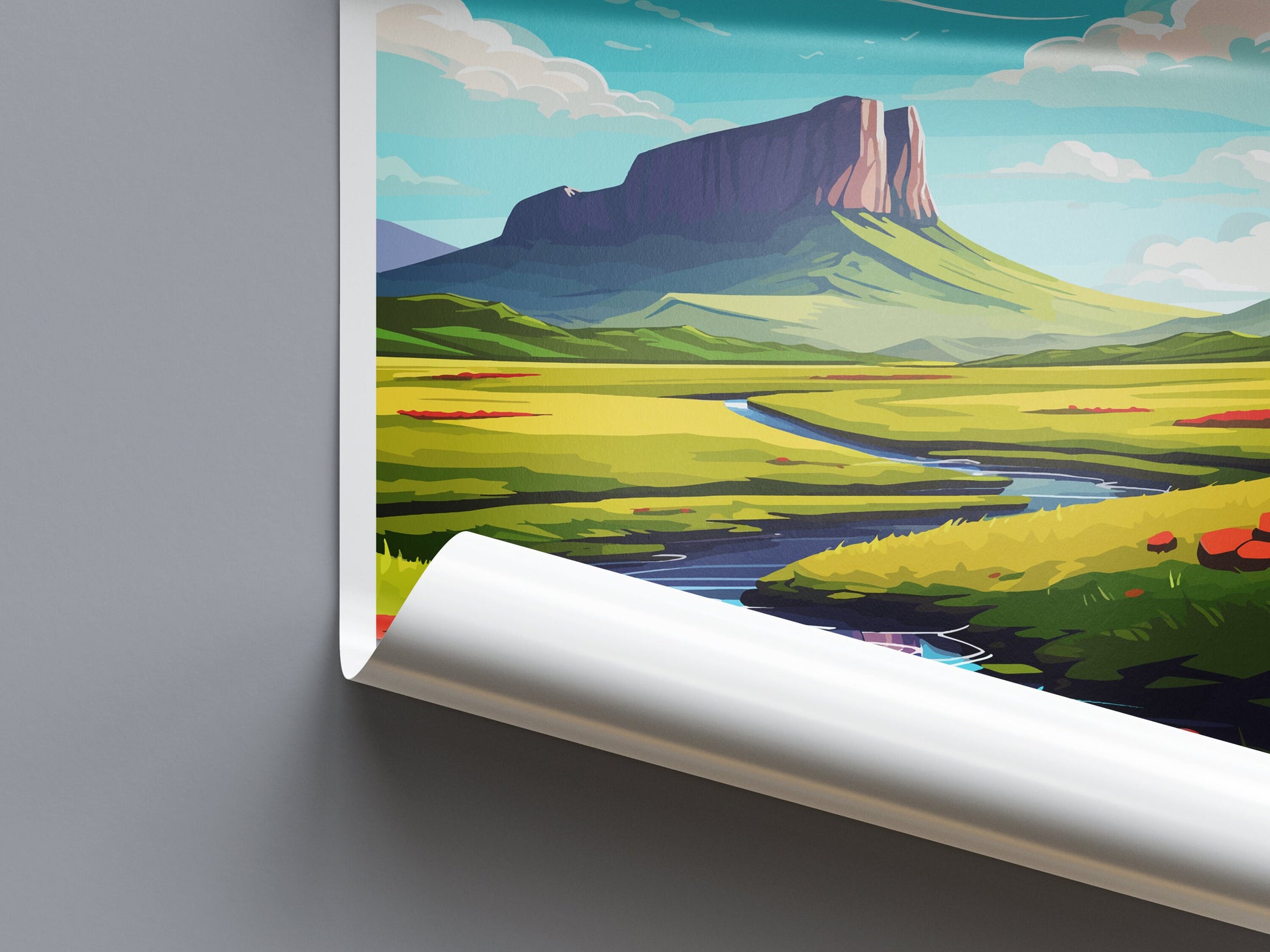Ben Bulben Print Ben Bulben Home Décor Landscape Art Print Ben Bulben Wall Art for Ireland Enthusiast Gift Wall Hanging Art
