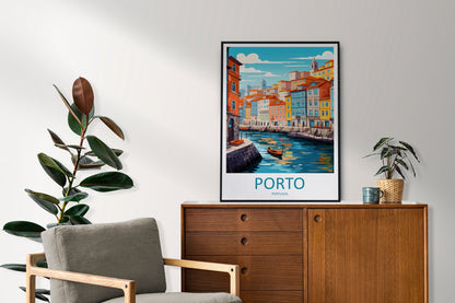 Porto Travel Print Wall Art Porto Wall Hanging Home Décor Porto Gift Art Lovers Portugal Art Lover Gift Porto Wall Décor Porto Travel Art