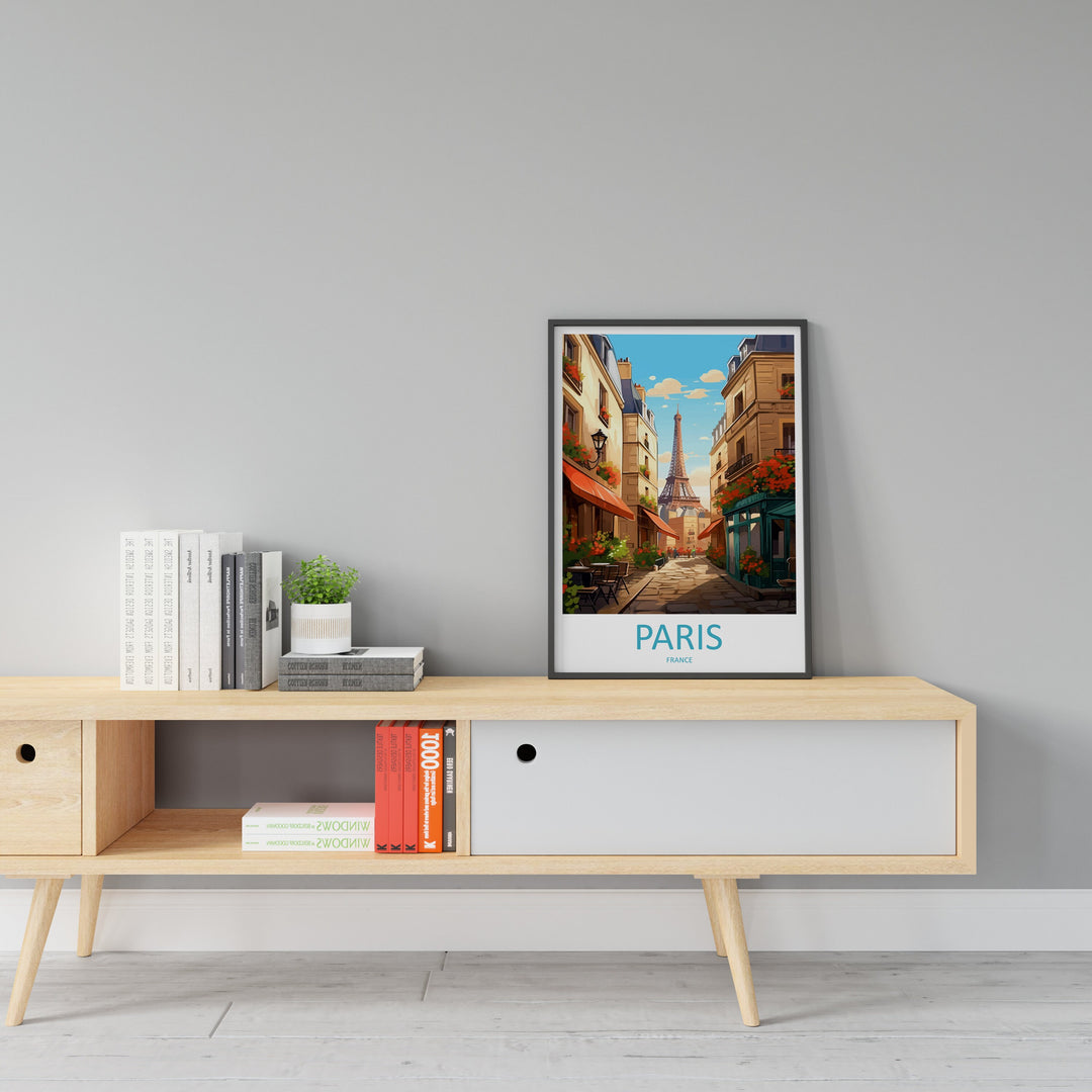 Paris Travel Print Wall Art Paris Wall Hanging Home Décor Paris Gift Art Lovers France Art Lover Gift Paris Print France Wall Art Décor