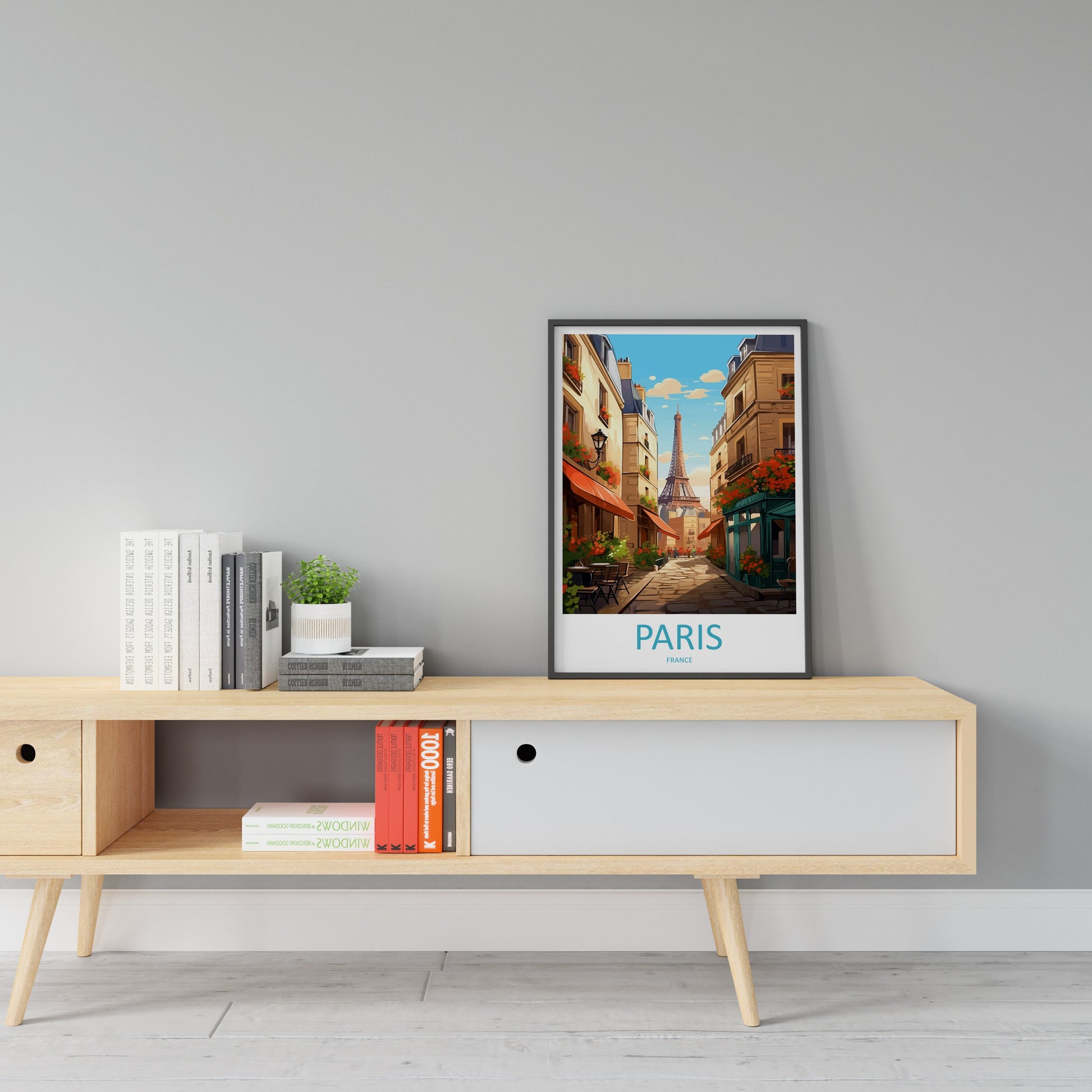 Paris Travel Print Wall Art Paris Wall Hanging Home Décor Paris Gift Art Lovers France Art Lover Gift Paris Print France Wall Art Décor