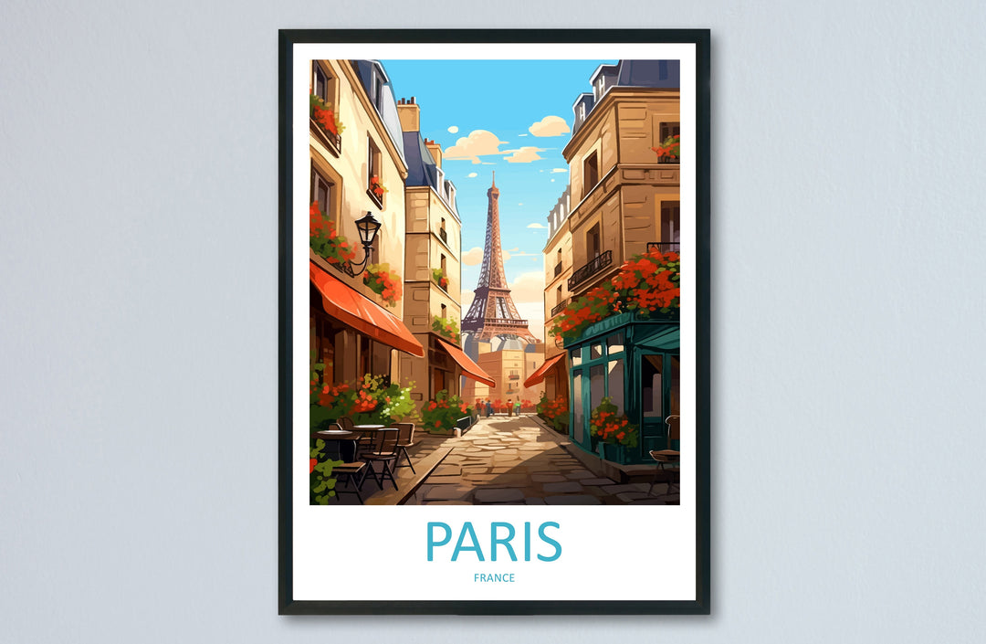 Paris Travel Print Wall Art Paris Wall Hanging Home Décor Paris Gift Art Lovers France Art Lover Gift Paris Print France Wall Art Décor