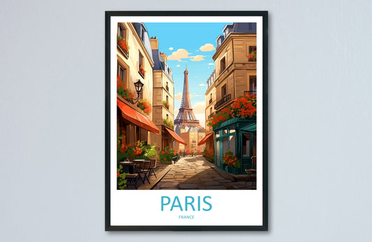 Paris Travel Print Wall Art Paris Wall Hanging Home Décor Paris Gift Art Lovers France Art Lover Gift Paris Print France Wall Art Décor