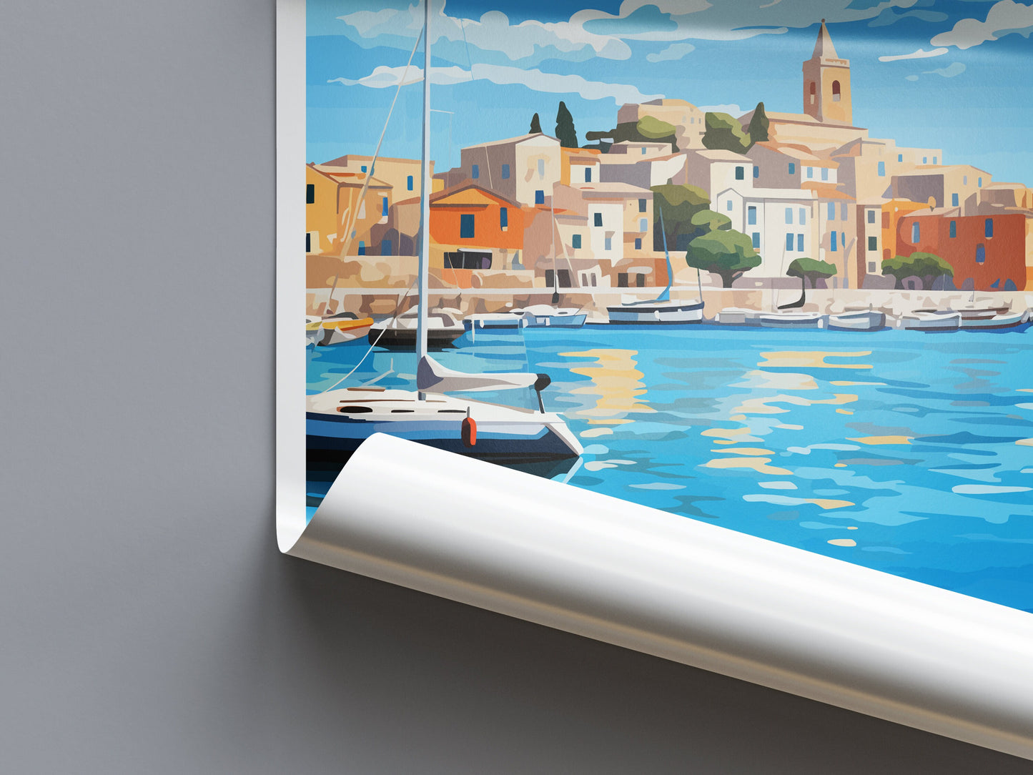 Balearic Islands Travel Print Wall Art Balearic Islands Wall Hanging Home Décor Balearic Islands Gift Art Lovers Spain Art Gift