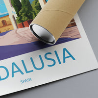 Andalusia Travel Print Wall Art Andalusia Wall Hanging Home Décor Andalusia Gift Art Lovers Spain Art Gift Andalusia Travel Poster art