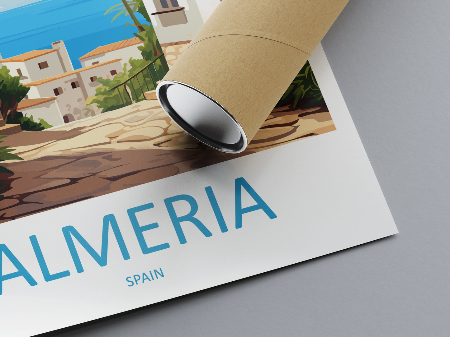 Almería Travel Print Wall Art Almería Wall Hanging Home Décor Almería Gift Art Lovers Spain Art Gift Almería Travel Poster art