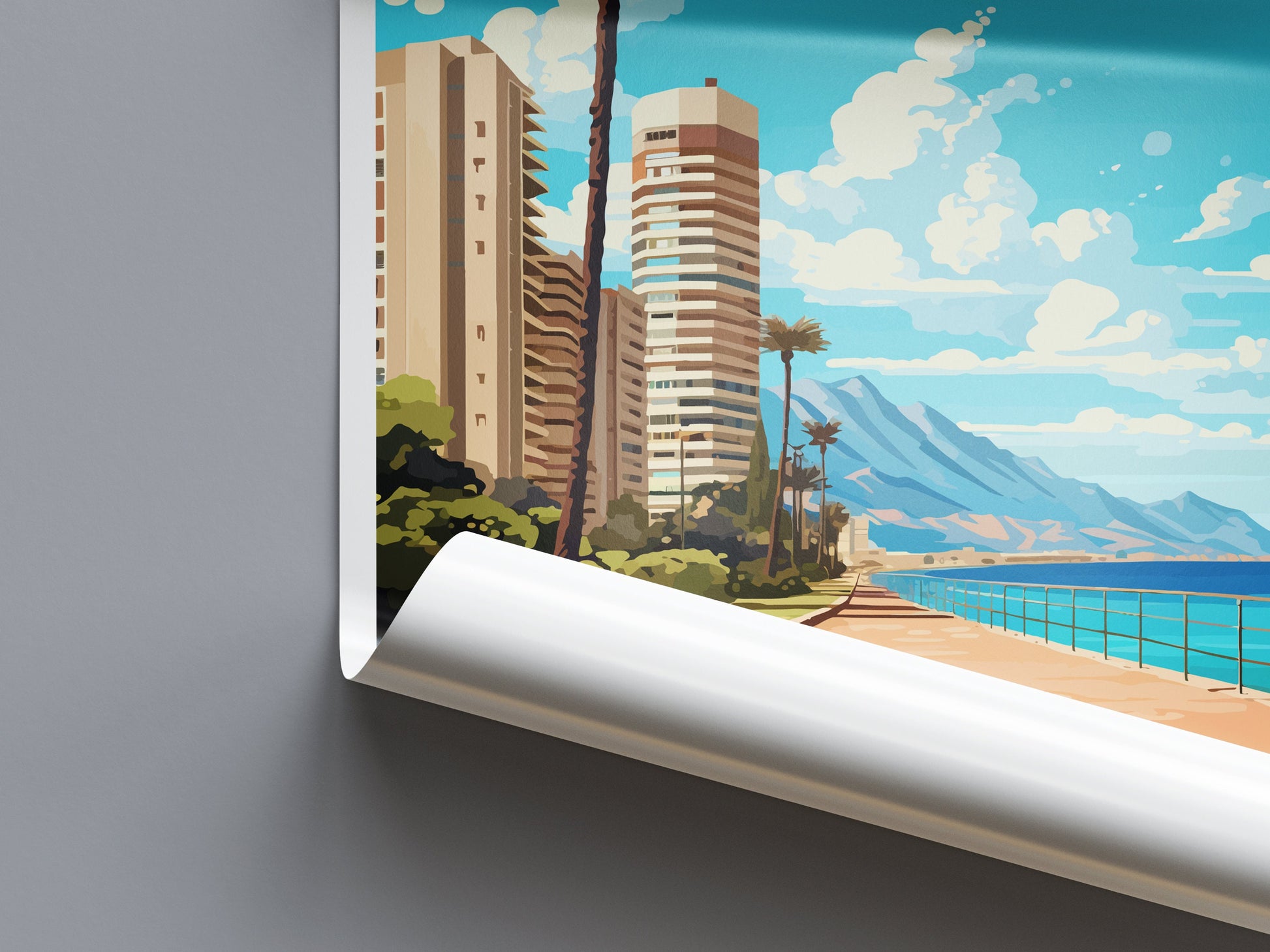 Alicante Travel Print Wall Art Alicante Wall Hanging Home Décor Alicante Gift Art Lovers Spain Art Gift Alicante Travel Poster art