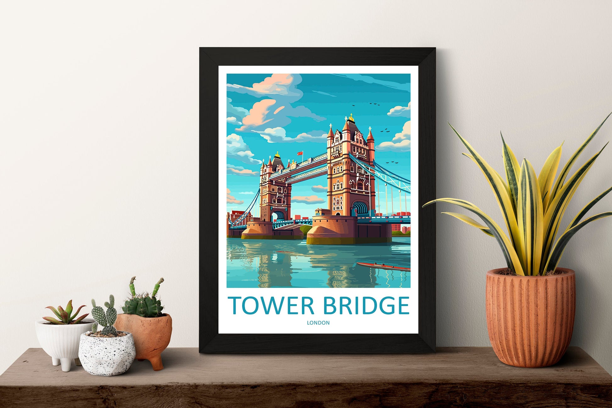 Tower Bridge Travel Print Wall Art Tower Bridge Wall Hanging Home Décor Tower Bridge Gift Art Lovers England Art Lover Gift