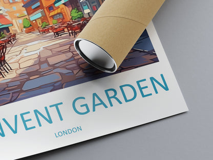 Covent Garden Travel Print Wall Art Covent Garden Wall Hanging Home Décor Covent Garden Gift Art Lovers London England Art Lover Gift