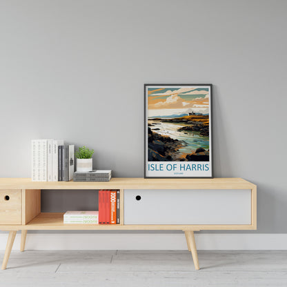 Isle Of Harris Travel Print Wall Art Isle Of Harris Wall Hanging Home Décor Isle Of Harris Gift Art Lovers Scotland Art Lover Gift Isle Art