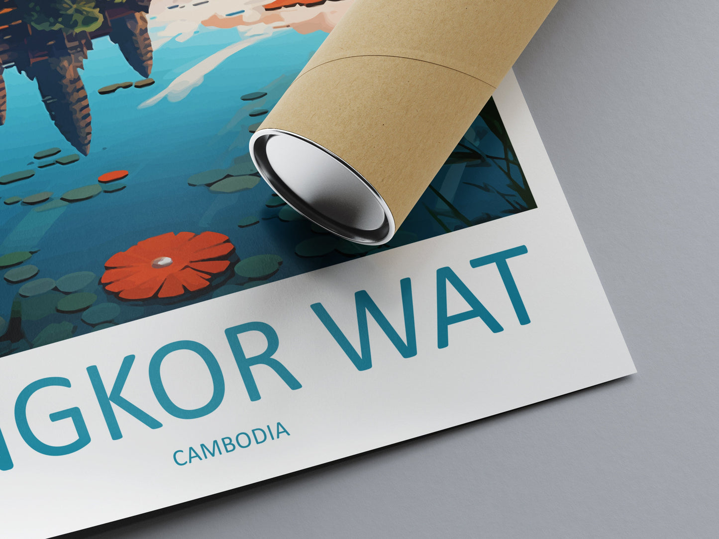 Angkor Wat Travel Print Wall Art Angkor Wat Wall Hanging Home Décor Angkor Wat Gift Art Lovers Cambodia Art Lover Gift