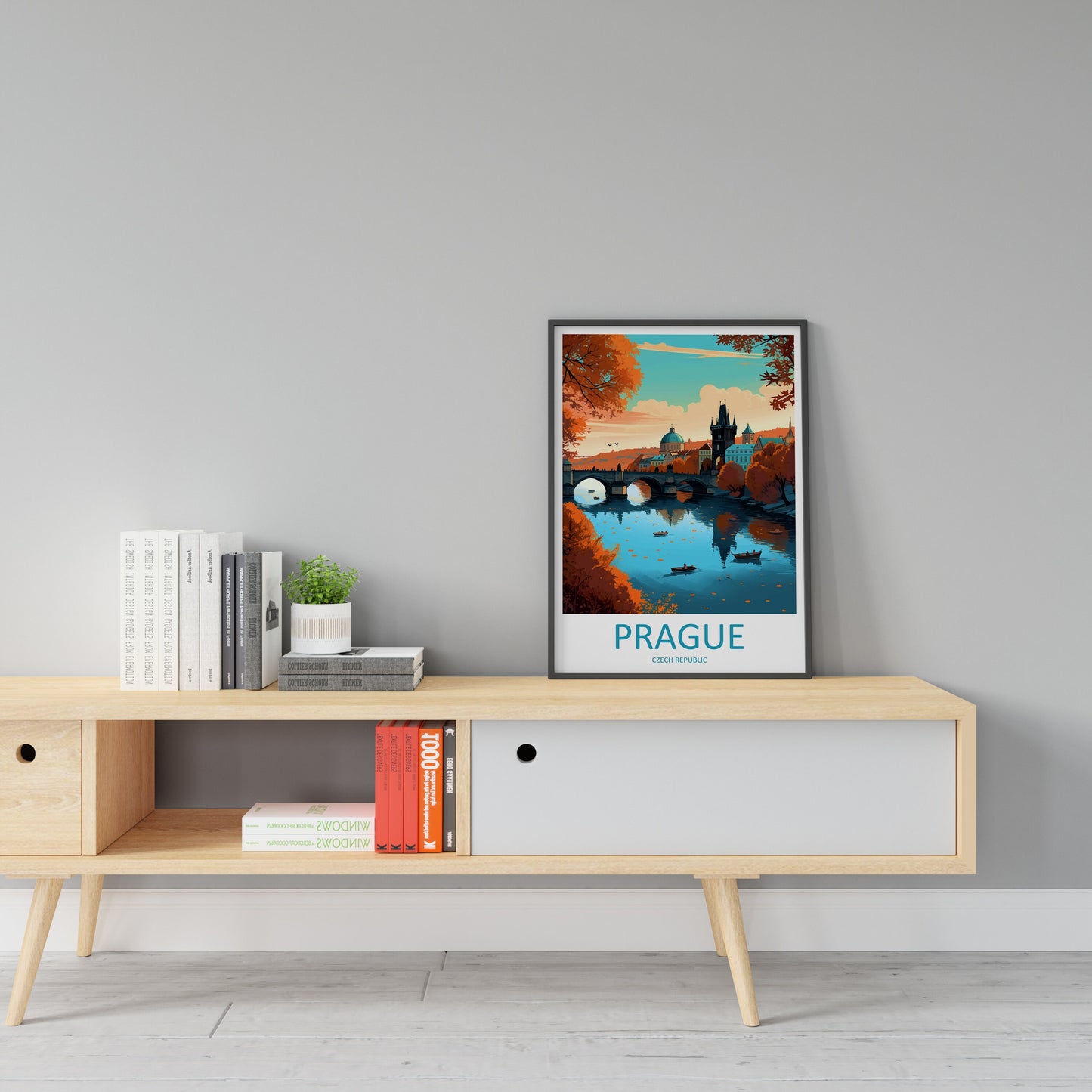 Prague Travel Print Wall Art Prague Wall Hanging Home Décor Prague Gift Art Lovers Czech Republic Art Lover Gift Prague Art Decor