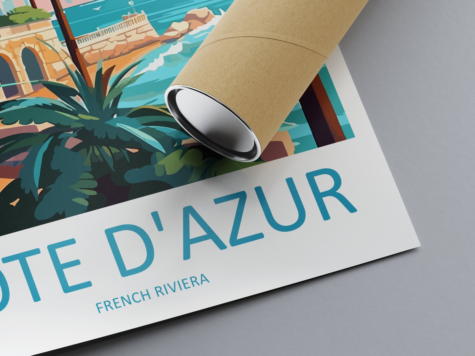 Cote D'azur Travel Print Wall Art Cote D'azur Wall Hanging Home Decor Cote D'azur France Gift Art Lovers Wall Art Print Art Cote D'azur