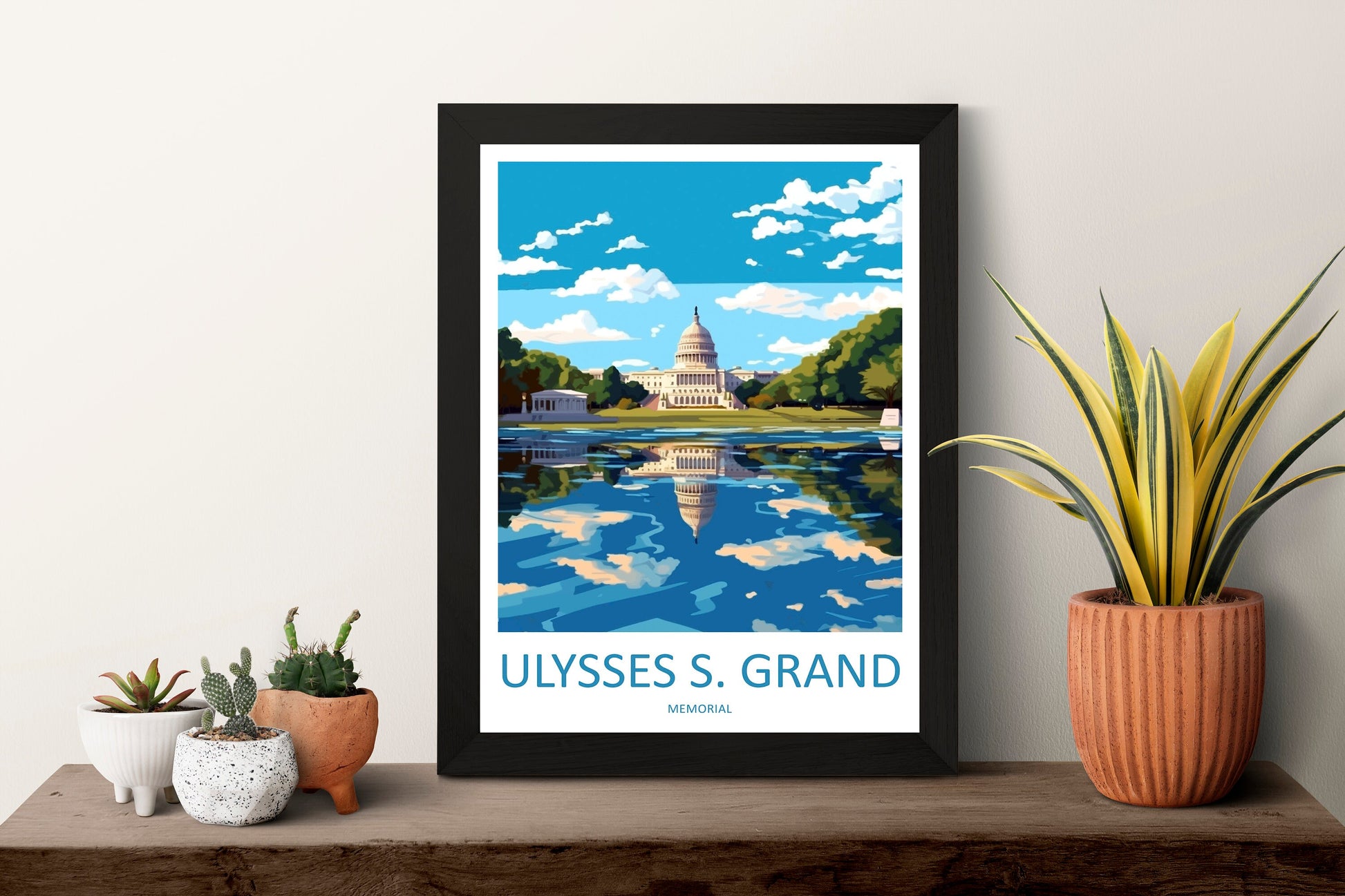 Ulysses S. Grant Memorial Travel Print Wall Art Ulysses S. Grant Memorial Wall Hanging Home Décor Ulysses S. Grant Memorial Gift Art