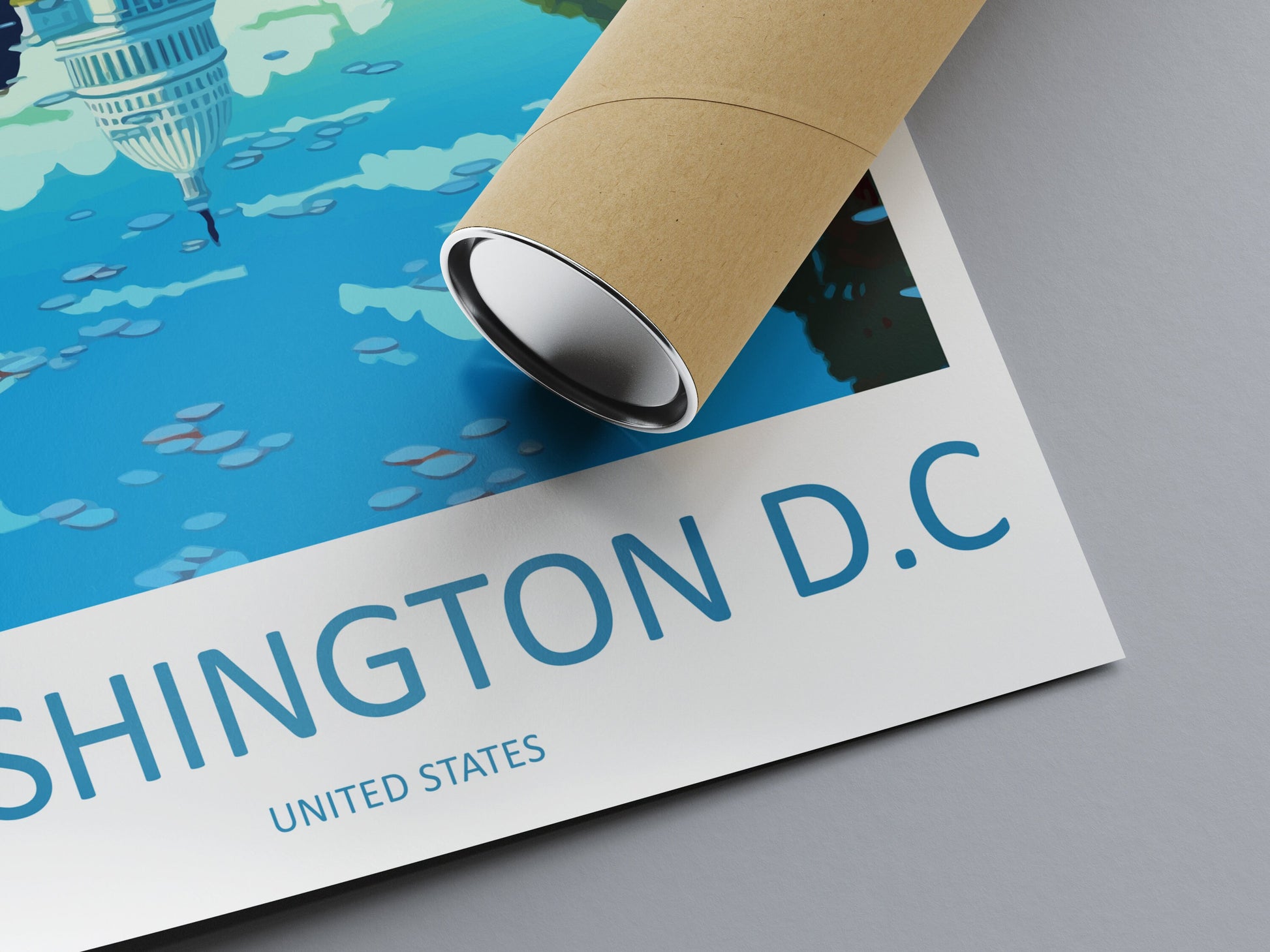 Washington DC Travel Print Wall Art Washington DC Wall Hanging Home Décor Washington DC Gift Art Lovers United States Art Lover Gift