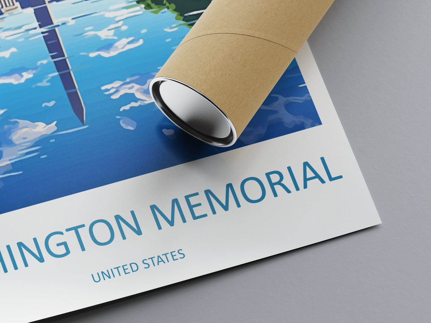Washington Memorial Travel Print Wall Art DC Memorial Wall Hanging Home Décor Washington DC Gift Art Lovers United States Art Lover Gift