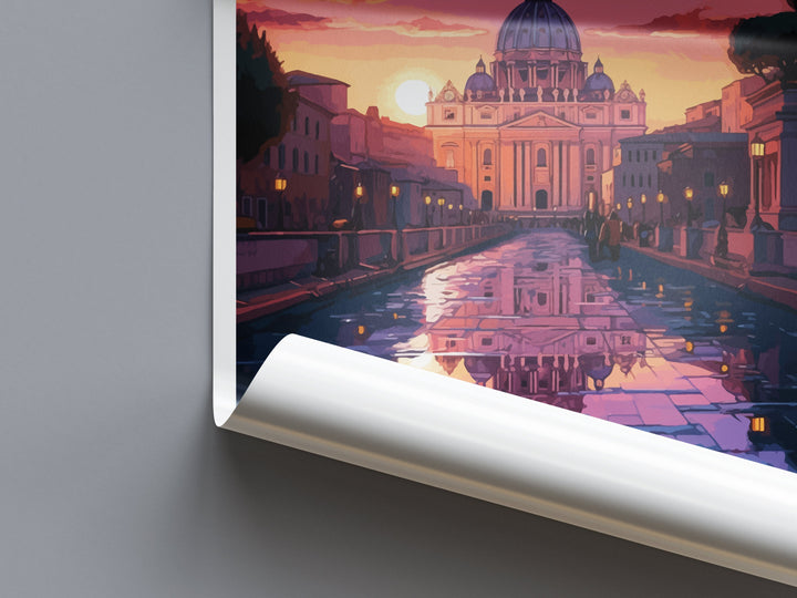 St. Peter's Basilica Travel Print Wall Art St. Peter's Basilica Wall Hanging Home Décor St. Peter's Basilica Gift Art Lovers Italy Art Lover