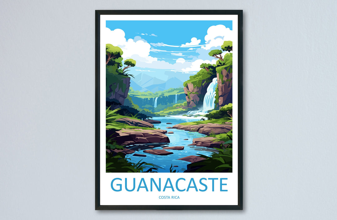 Guanacaste Travel Print Wall Art Guanacaste Wall Hanging Home Décor Guanacaste Gift Art Lovers Wall Art Costa Rica Art Wall Art Gift