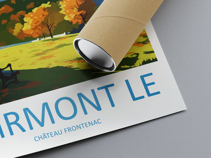 Fairmont Le Château Frontenac Travel Print Wall Art Fairmont Le Château Frontenac Wall Hanging Home Décor Fairmont Le Château Frontenac Gift