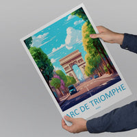 Arc De Triomphe Travel Print Wall Art Arc De Triomphe Wall Hanging Home Décor Arc De Triomphe Gift Art Lovers France Art Lover Gift Paris