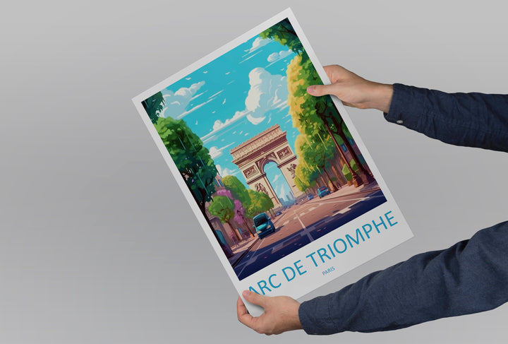 Arc De Triomphe Travel Print Wall Art Arc De Triomphe Wall Hanging Home Décor Arc De Triomphe Gift Art Lovers France Art Lover Gift Paris