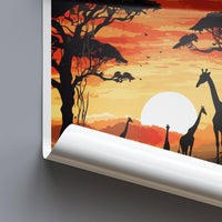 Africa Travel Print Wall Art Africa Wall Hanging Home Décor Africa Gift Art Lovers Africa Art Print Africa Wall Décor Art