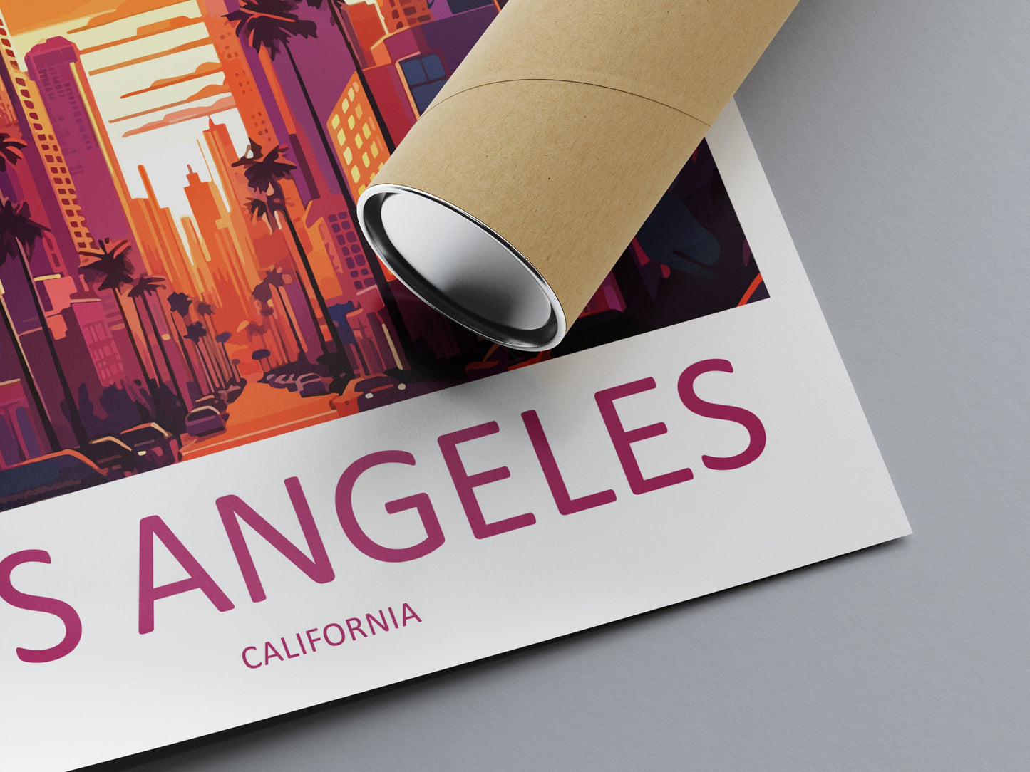 Los Angeles Travel Print Wall Art Los Angeles Wall Hanging Home Décor Los Angeles Gift Art Lovers California Art Lover Gift Los Angeles Deco