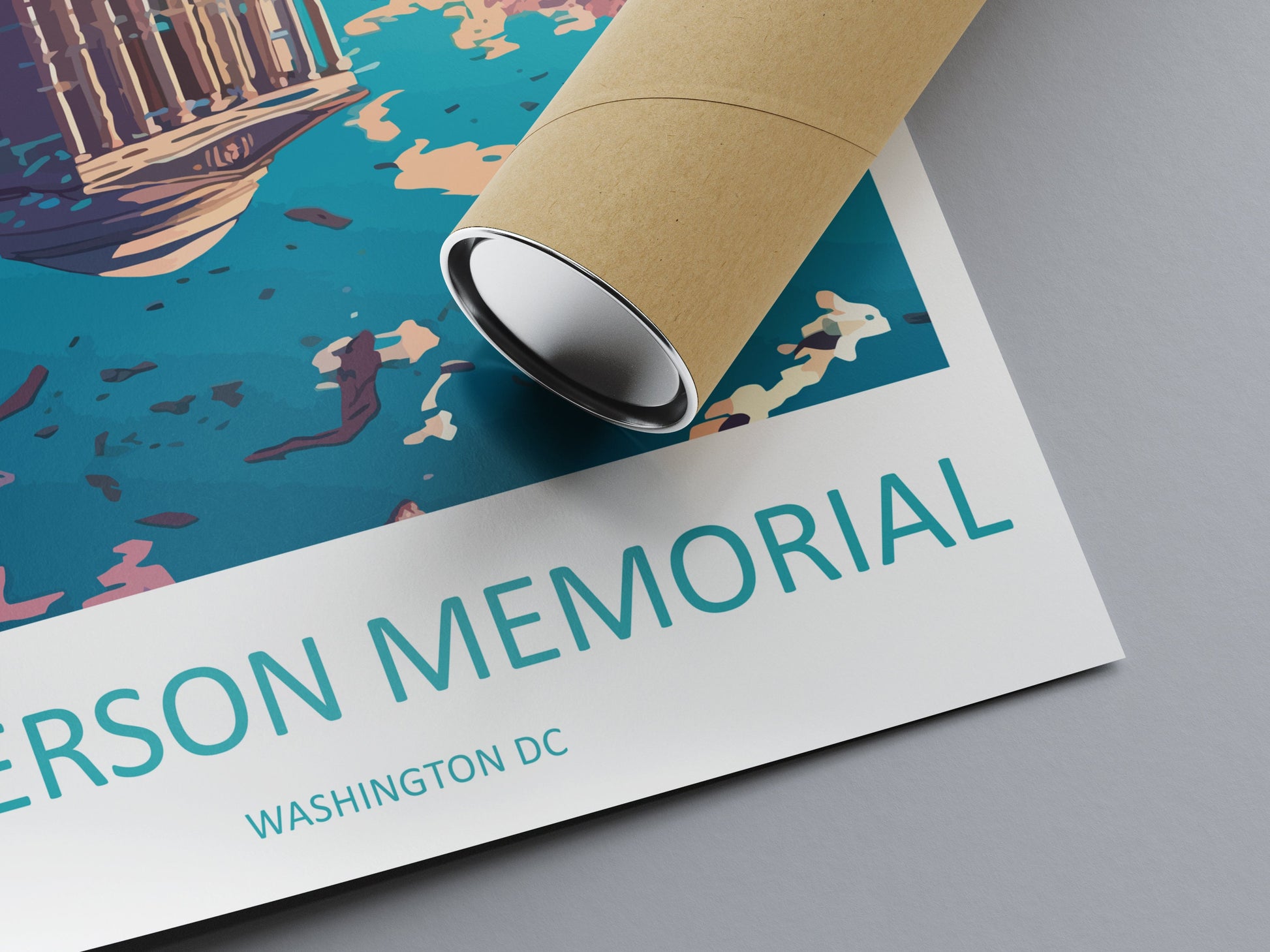 Jefferson Memorial Travel Print Wall Art Jefferson MemorialWall Hanging Home Décor Jefferson Memorial Gift Art Washington DC Art
