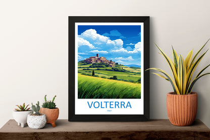 Volterra Travel Print Wall Art Volterra Italy Wall Hanging Home Decoration Volterra Gift Art Lovers Wall Art Print Volterra Italy
