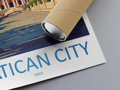 Vatican City Travel Print Wall Art Vatican City Italy Wall Hanging Home Decoration Vatican City Gift Art Lovers Wall Art Print Vatican City