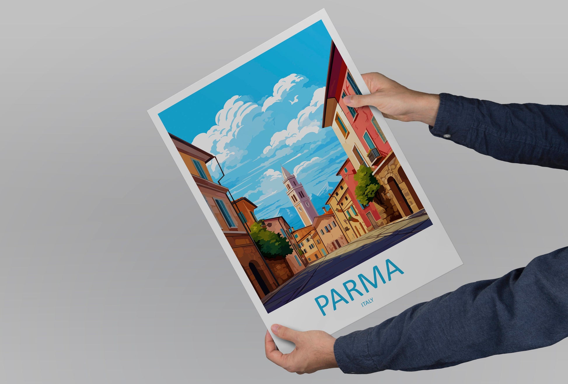 Parma Travel Print Wall Art Parma Italy Wall Hanging Home Decor Parma Gift Art Lovers Wall Art Print Parma Italy