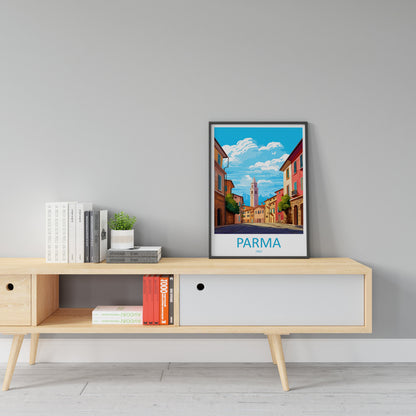 Parma Travel Print Wall Art Parma Italy Wall Hanging Home Decor Parma Gift Art Lovers Wall Art Print Parma Italy