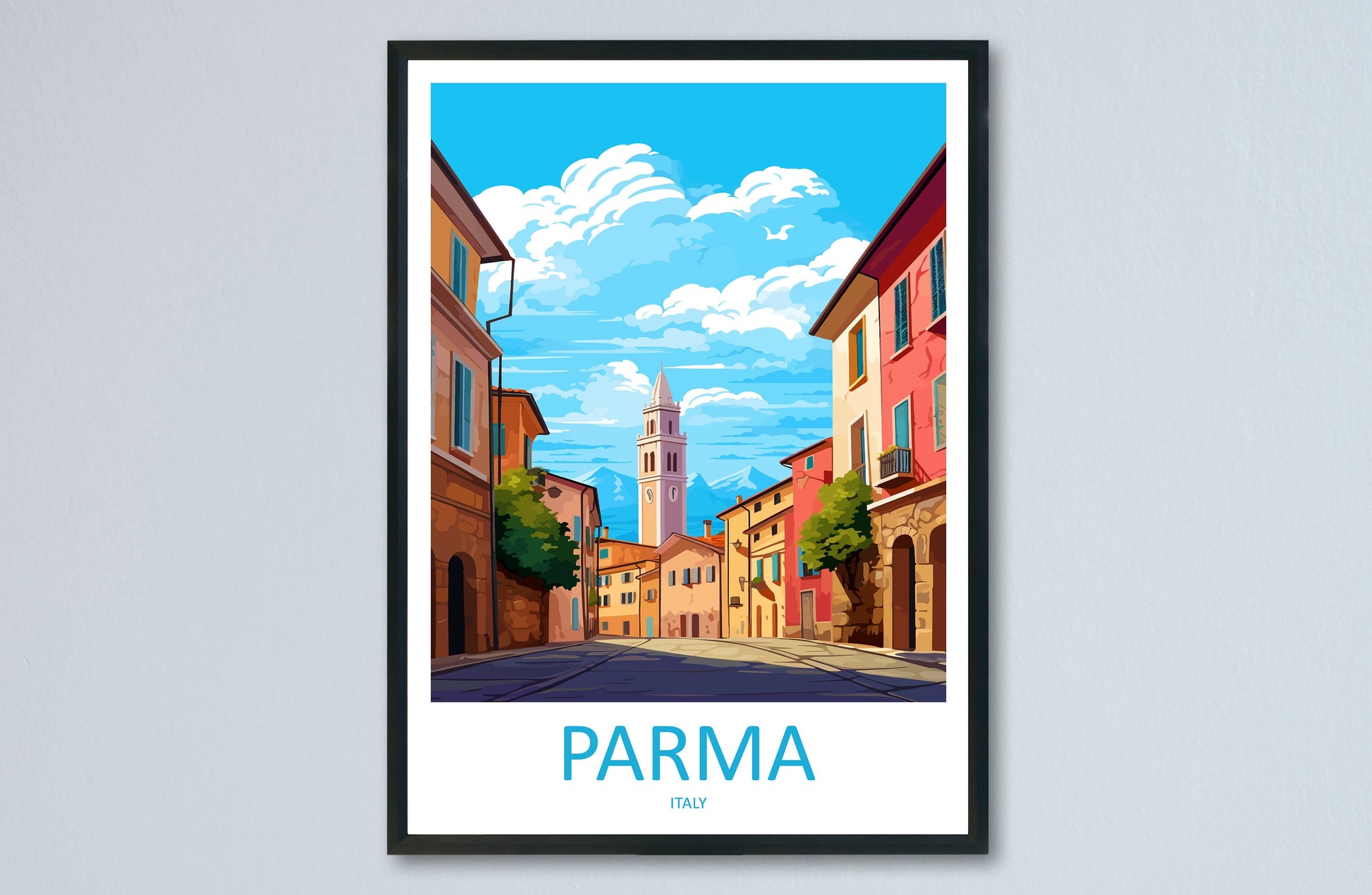 Parma Travel Print Wall Art Parma Italy Wall Hanging Home Decor Parma Gift Art Lovers Wall Art Print Parma Italy
