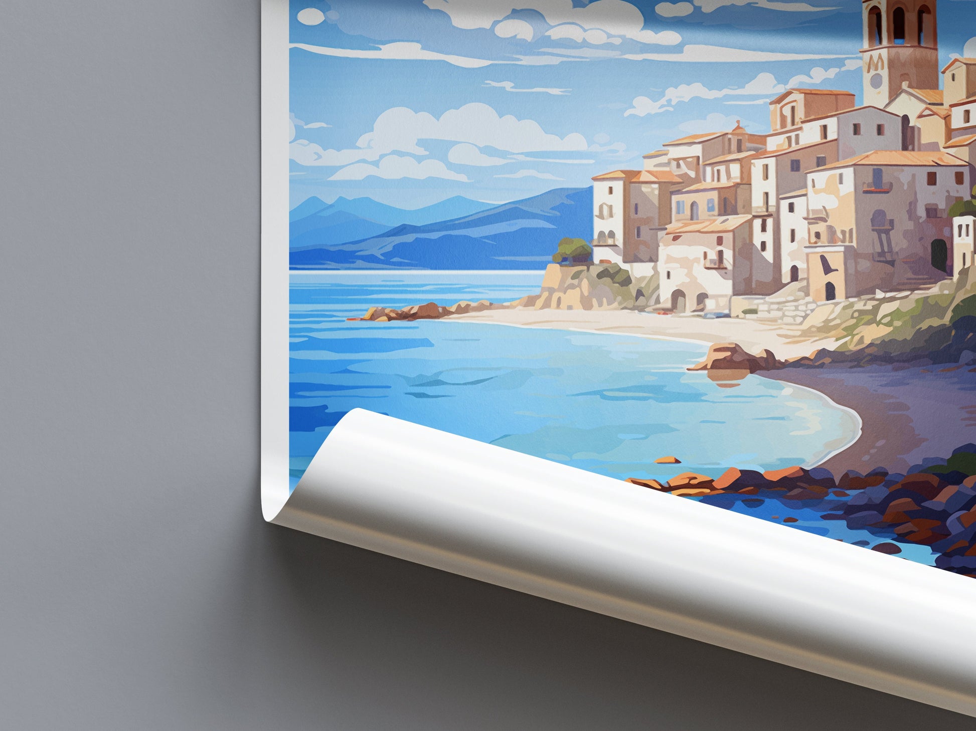 Cefalù Travel Print Wall Art Cefalù Italy Wall Hanging Home Decor Cefalù Gift Art Lovers Wall Art Print Cefalù Italy