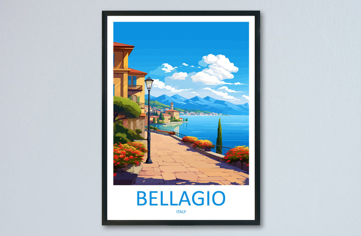 Bellagio Travel Print Wall Art Bellagio Italy Wall Hanging Home Decor Bellagio Gift Art Lovers Wall Art Print Bellagio Italy