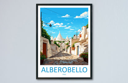 Alberobello Travel Print Wall Art Alberobello Italy Wall Hanging Home Decor Alberobello Gift Art Lovers Wall Art Print Alberobello Italy
