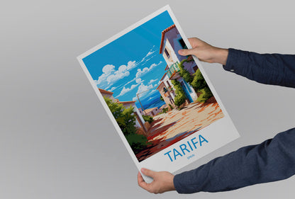 Tarifa Travel Print Wall Art Tarifa Wall Hanging Home Décor Tarifa Gift Art Lovers Spain Art Lover Gift Tarifa Print Spain Art