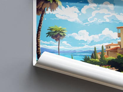 Alcudia Travel Print Wall Art Alcudia Wall Hanging Home Décor Alcudia Gift Art Lovers Spain Art Lover Gift Alcudia Spain Poster Art
