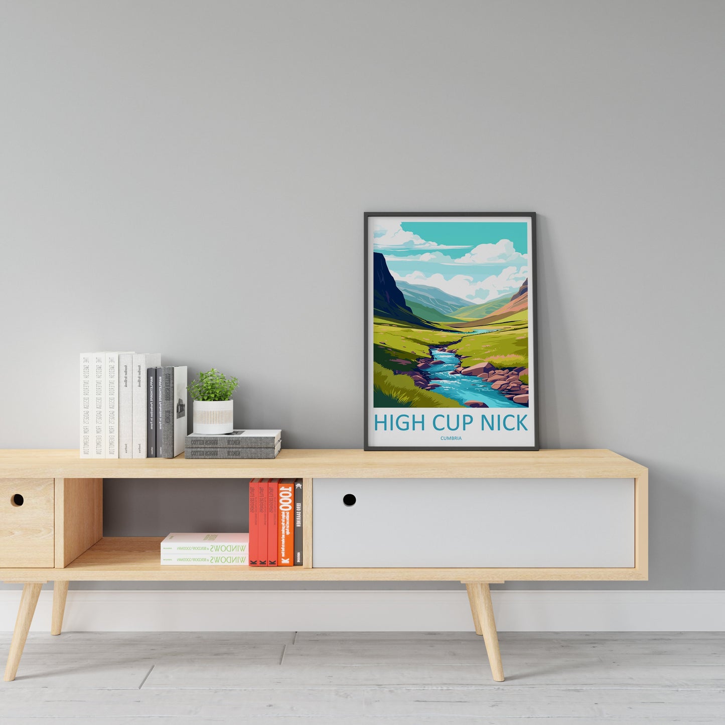 High Cup Nick Travel Print Wall Art High Cup Nick Wall Hanging Home Décor High Cup Nick Gift Art Lovers Cumbria Art Lover Gift High Cup Nick